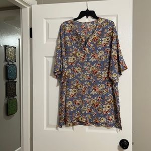 Floral oversized dress